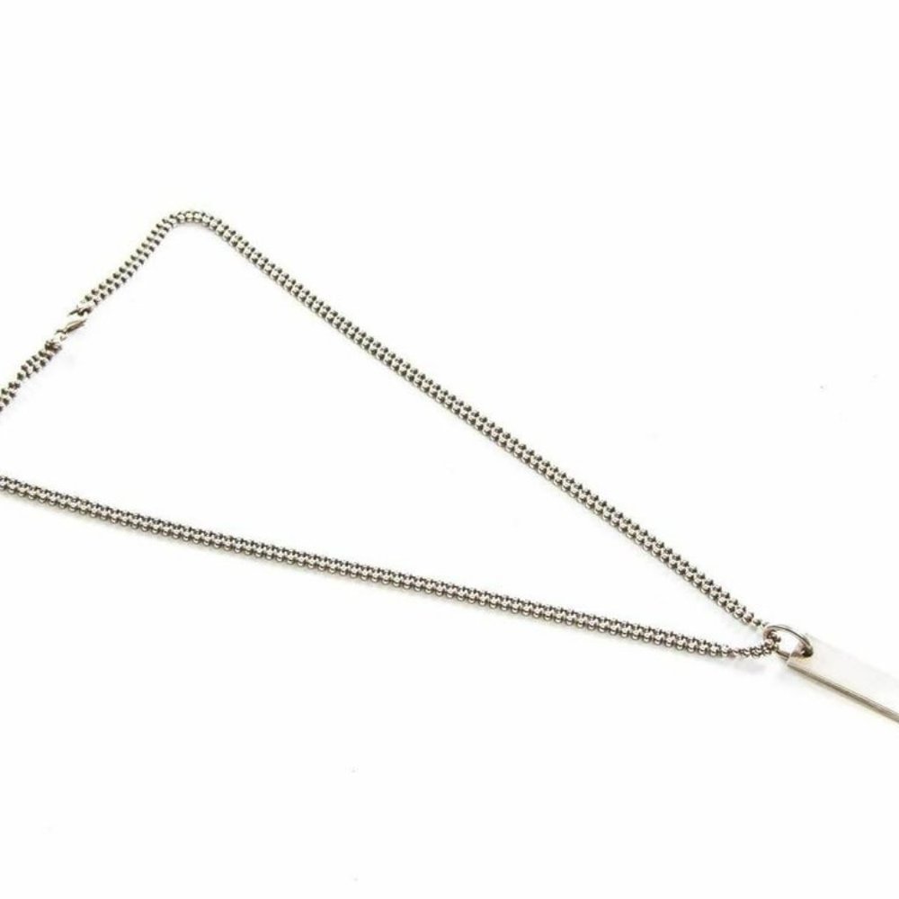Authentic Gucci 925 silver chain & pendant necklace